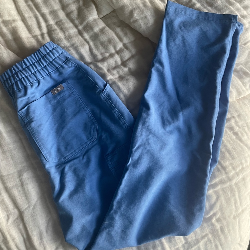 Figs Ceil blue skinny high waisted yola